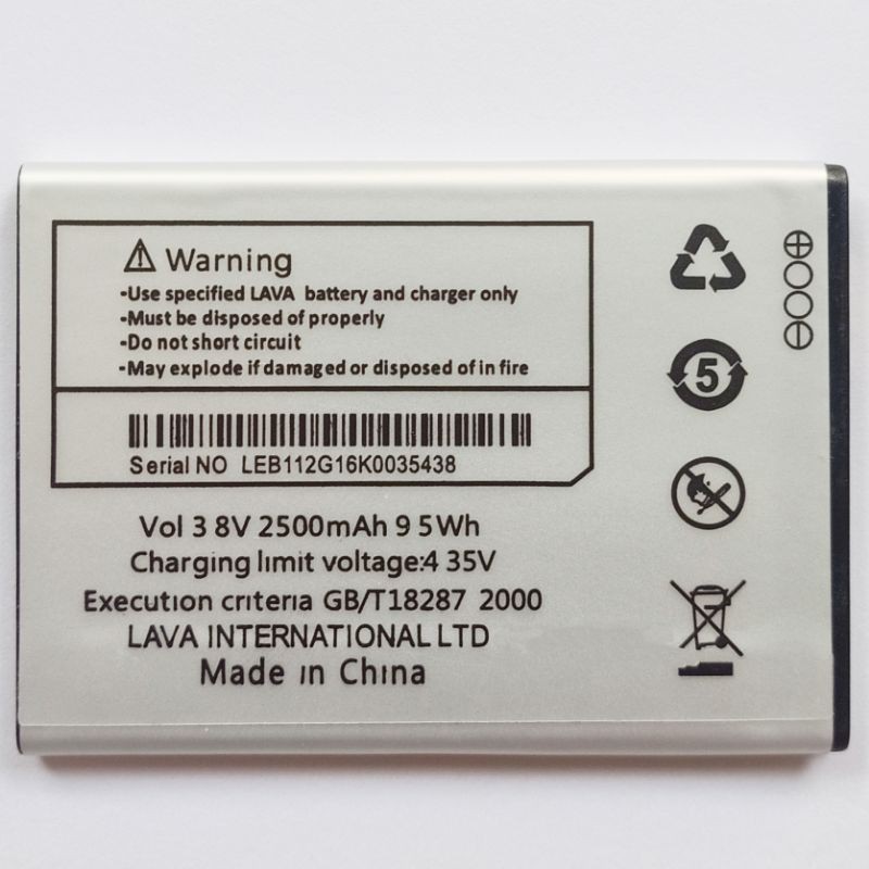 Baterai Lava Iris 702 LEB112 Battery Batre Original