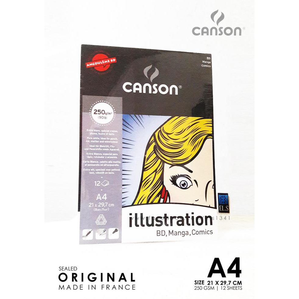 

Gaya Canson Illustration Bd, Manga, Comics Pad A4 Gilaa!!!