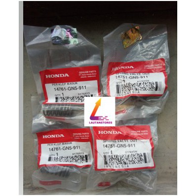 14751-GN5-911 14761-GN5-911 Per Klep In Kecil Grand Supra 2pc dan Per Klep Out Besar Grand Supra 2pc