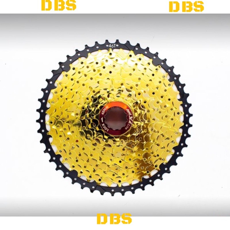 SPROCKET MXL 11 SPEED GOLD 11-46t ULTRALIGHT CASSETE MXL 11SP 11 46t