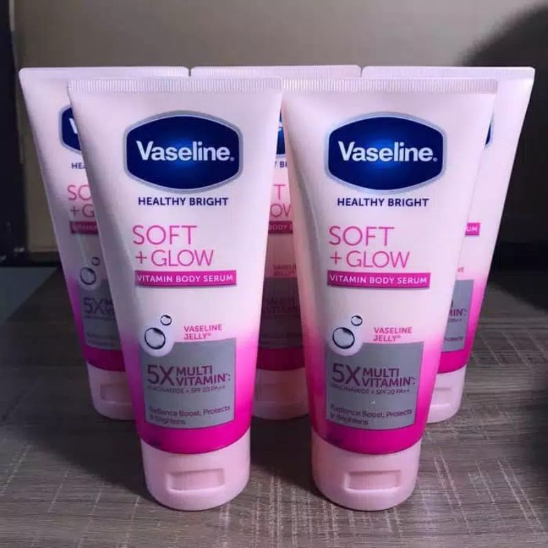 vaseline soft + glow 180 ml