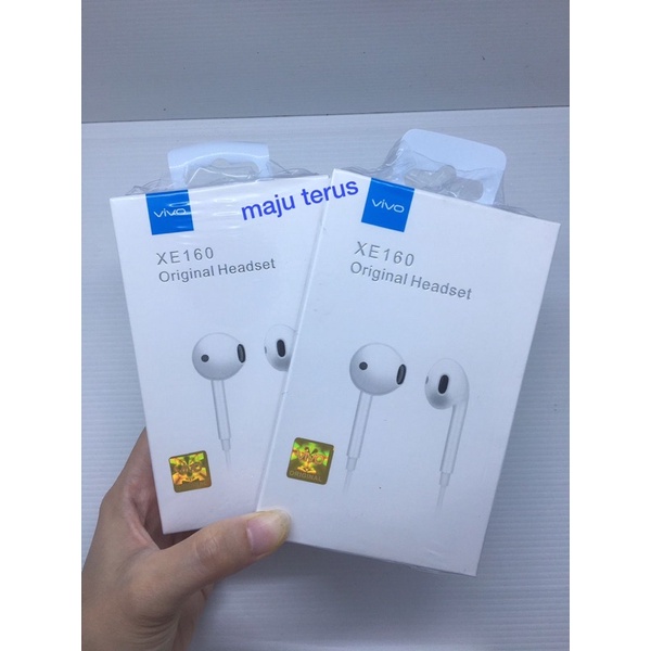 Headset VIVO Original Hifi Handsfree Earphone XE160 Vivo With Mic XE680 V9 V15 V15 pro V11 V11 pro V19 Y12 Y12i Y12S Y15 Y17 Y20 Y20i Y20S Y21 Y21S Y30  Y30i Y50 Y50i Y51 Y51 2020 Y53 Y55 Y65 Y66 Y67 Y69 Y71 Y75 Y79 Y81 Y83  Y85 Y91 Y91C Y93 Y95 Y97