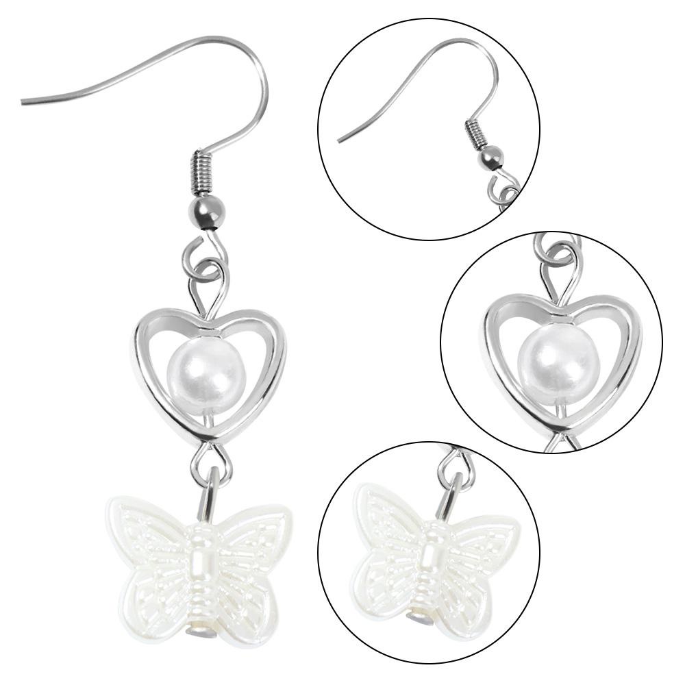 R-flower Drop Earrings Fashion Perhiasan Hati Berongga Keluar