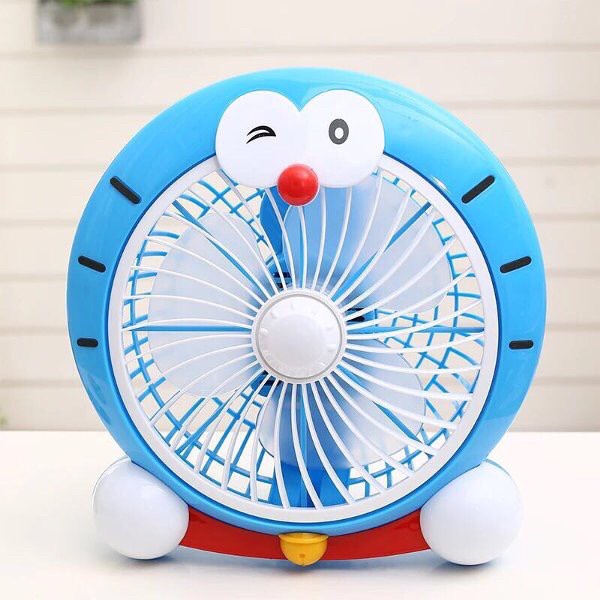 BELLA - KIPAS ANGIN KARAKTER DORAEMON HELLO KITTY TD LUCU PORTABLE FAN DESK