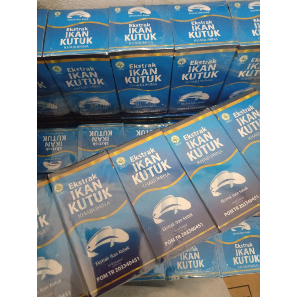 KAPSUL KUTUK - Exstrak ikan kutuk Khabumina 60 kapsul