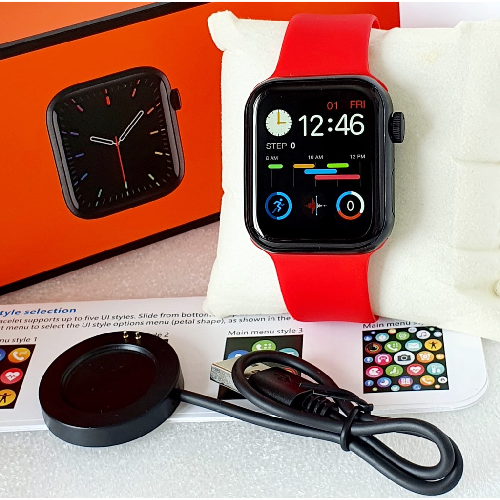 Jam tangan Wanita T500 Bluetooth Call Jam SmartWatch W28 Swart Watch space Aluminum Case original