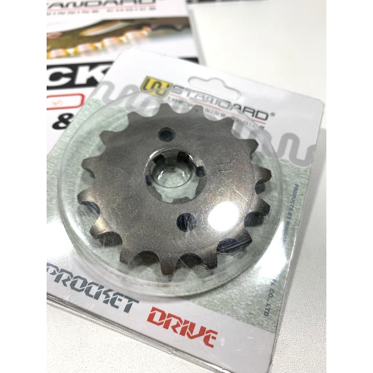 GEAR SET WSTANDARD 415-31T & 32T PLUS RANTAI 415-112L /TIPIS JUPITER Z / RX KING / F1ZR /VEGA R-1