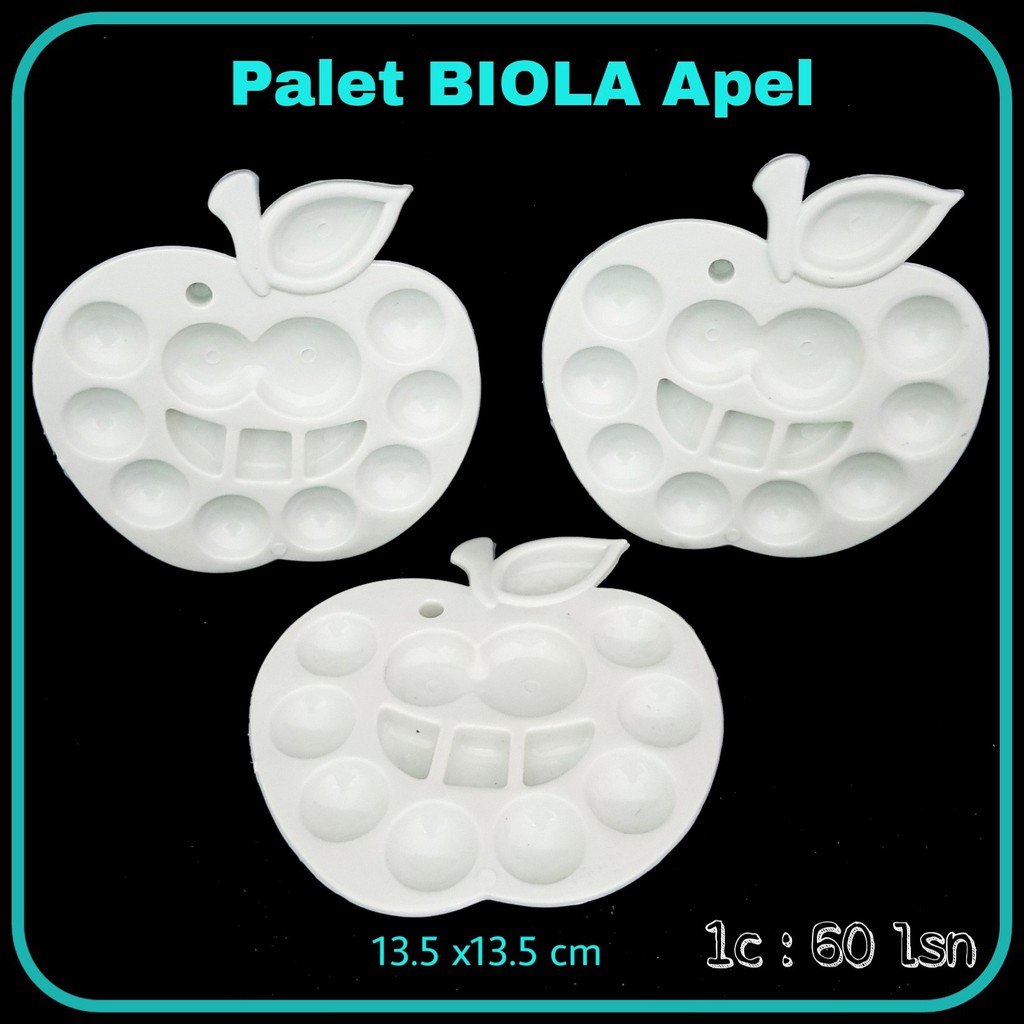 

ILP Palet Cat Air BIOLA PAP-102 / Palet Gambar / Piring Cat Air