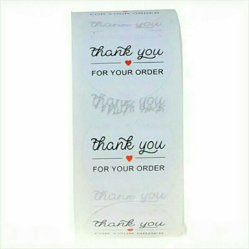 

Stiker Ucapan Terima Kasih Putih Sticker Thank You Love