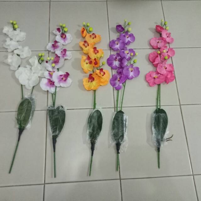  Bunga  anggrek  artificial Shopee  Indonesia