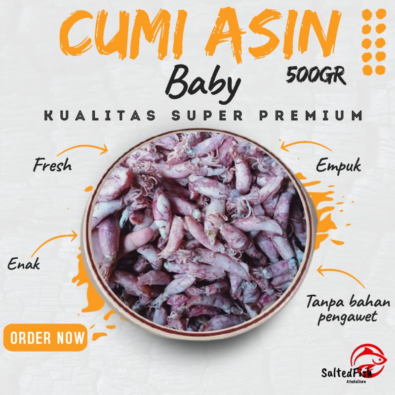 

Ikan Asin Cumi Baby Kualitas Super Premium