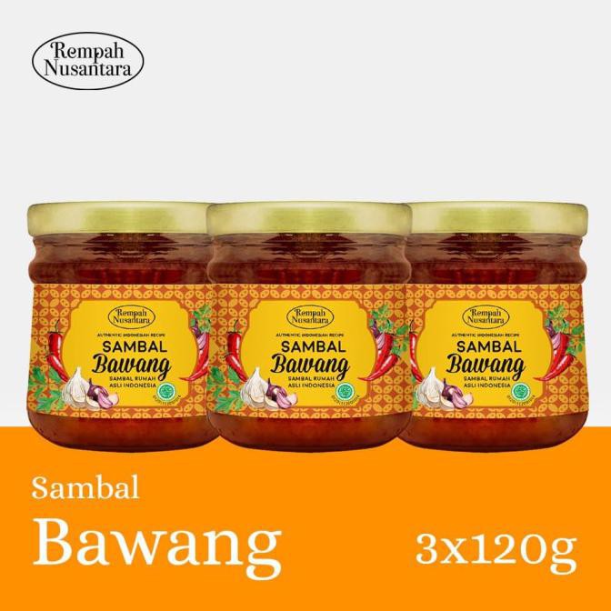 

Cuci Gudang Awal Tahun REMPAH NUSANTARA SAMBAL BAWANG 3 BOTOL JAR X 120GR Promo Awal tahun