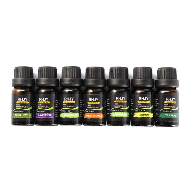 14 pcs 10ml oil grade Pure 100% Essential Fragrance Oils Aromatherapy Diffusers spa Grab Medan