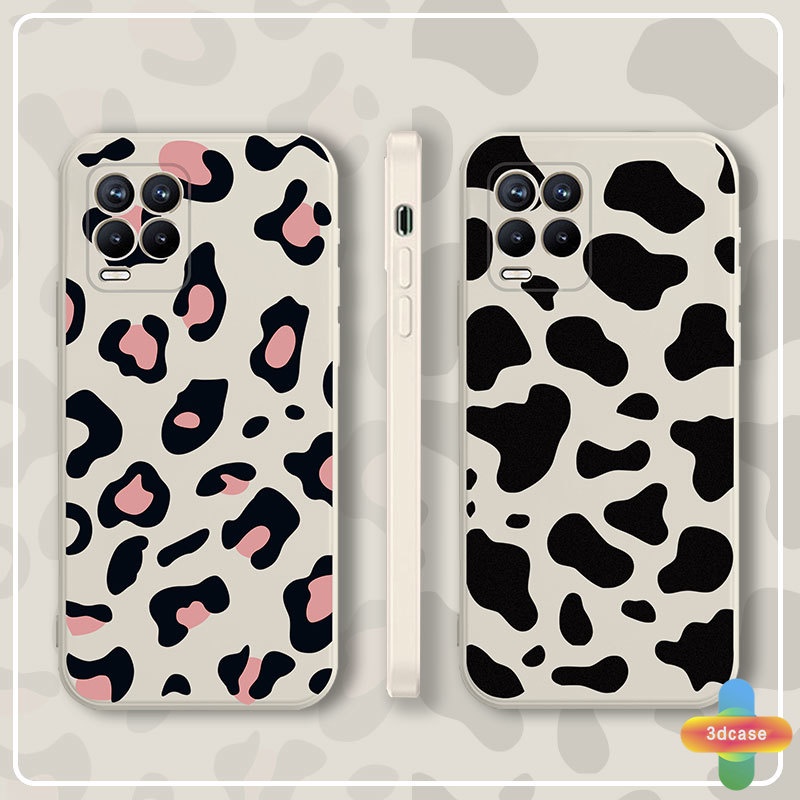 Soft Case Realme C11 2021 C21Y C15 C21 C25 C20 C3 C12 C25S 5 5S 5i C17 7i C1 C31 C35 C25Y C2 C3i 6i C20A realme Narzo 20 10 10A 20A 30A A54 A15 A16 A9 A5 A7 A5S A95 A53 A33 Y12 Y20 A12 Fashion Leopard Print Camera Lens Protection Case