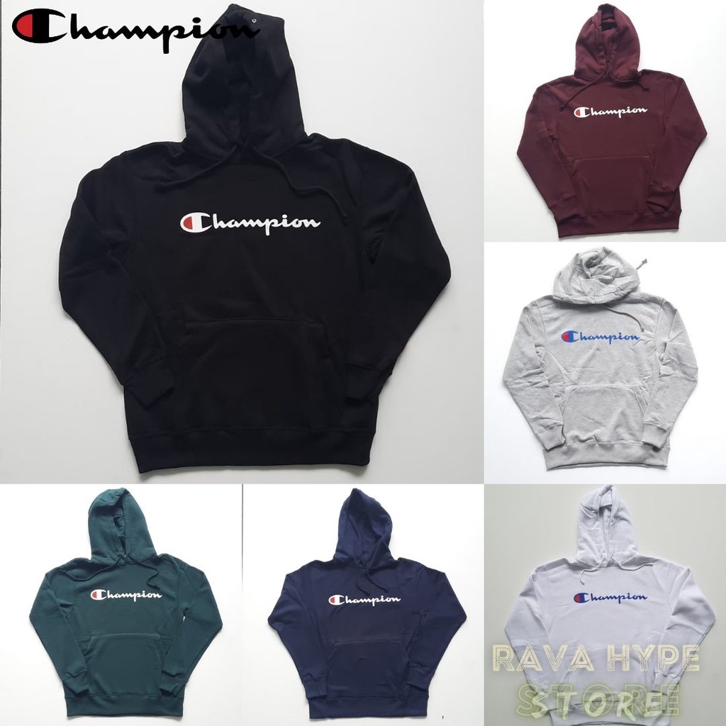 Hoodie Champion Script / Hoodie Champion Original Jaket Sweater Hoodie Pria Wanita