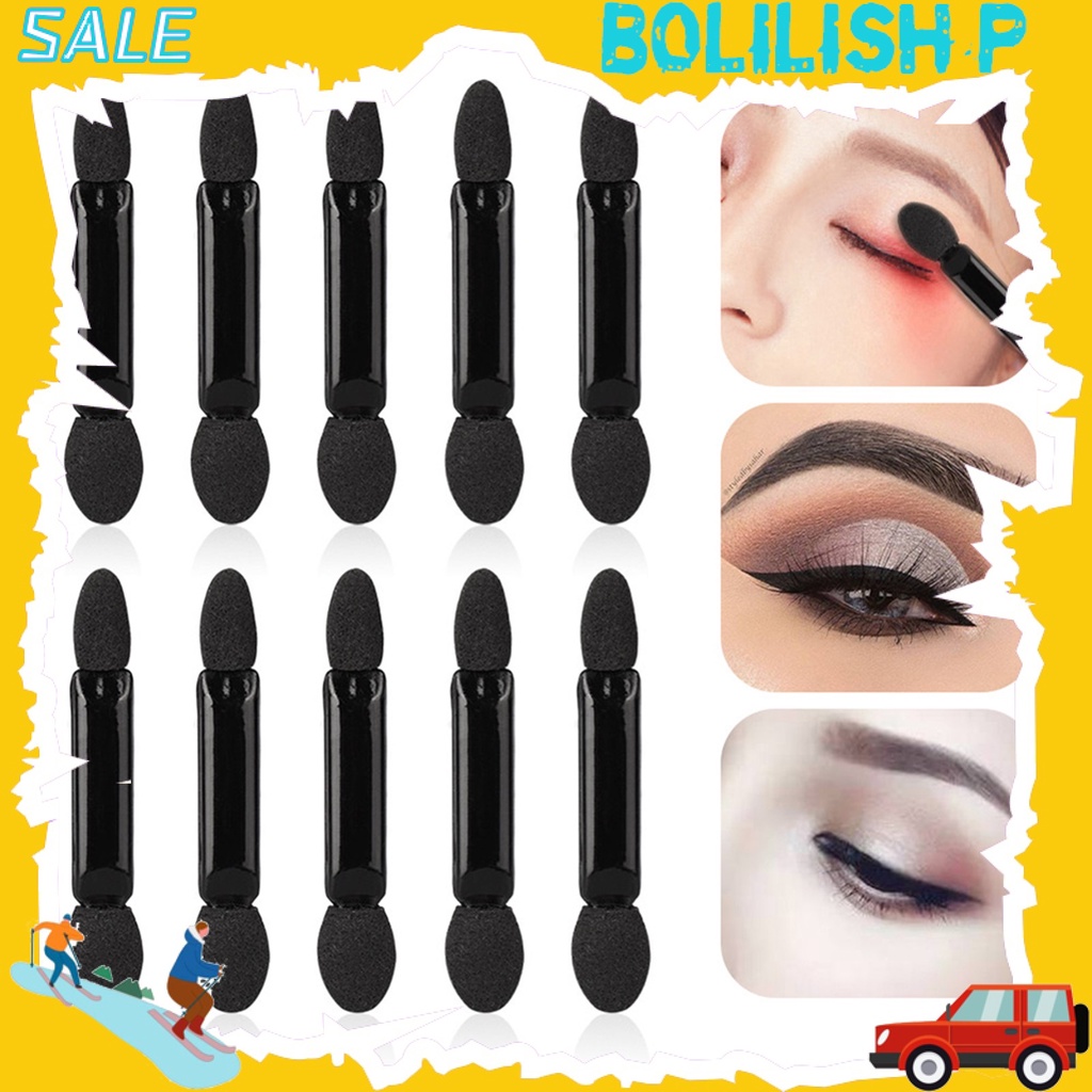 [Jianxin] 10Pcs Eye Brush Wide Application Makeup Tool No Odor Sponge Eye Shadow Tool for Gifts