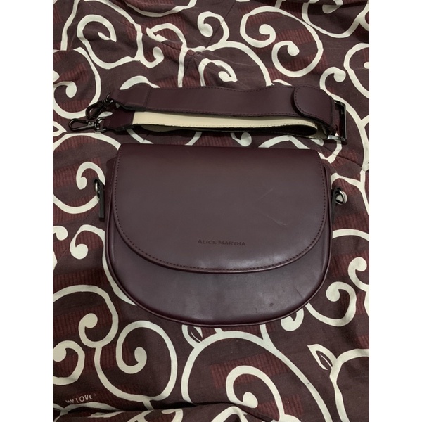 Alice Martha Judith Bag Preloved Burgundy