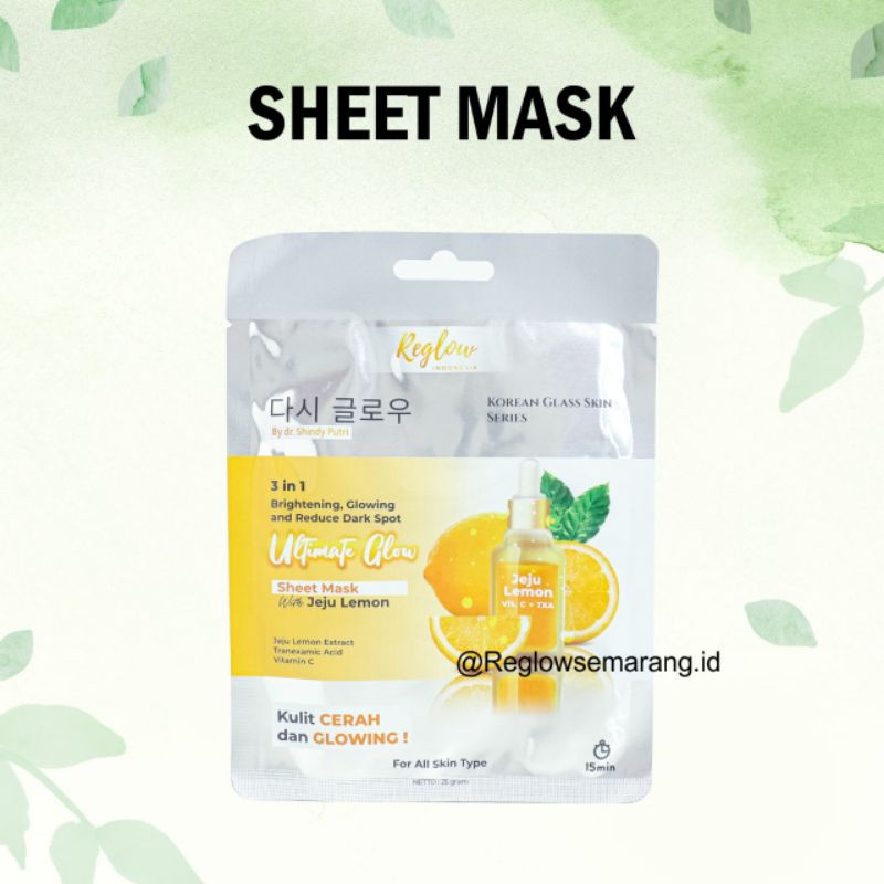 Sheetmask Reglow 3 in 1