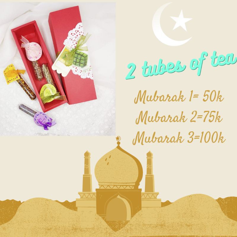 

RAMADAN HAMPER - MUBARAK 2 (2 TUBES OF TEA)