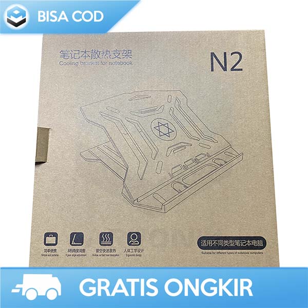 STANDING LAPTOP ADJUSTABLE NUOXI PHONE HOLDER ROTASI 360 PLASTIK KOKOHh