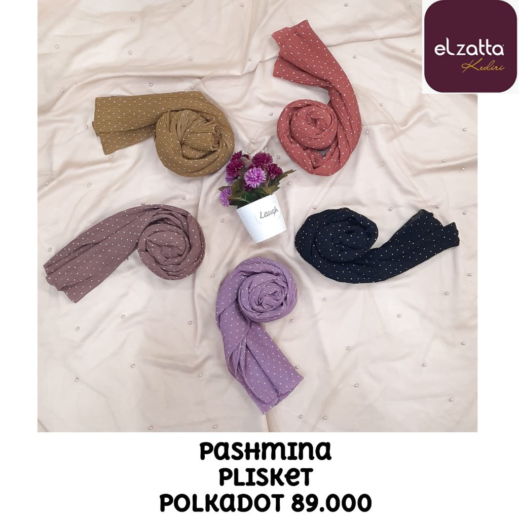 PASHMINA PLEATS ELZATTA/PASHMINA PLISKET POLKADOT / PASMINA PLISKET POLKA
