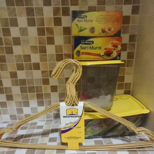 Gantungan Baju / Hanger Baju Besi Warna Isi 10