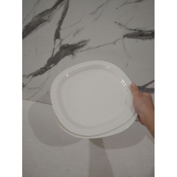 deep plate tupperware /piring makan (2)