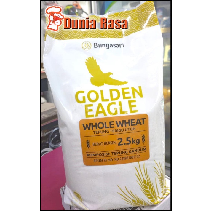 

Golden Eagle Whole Wheat / Tepung Gandum 2,5Kg