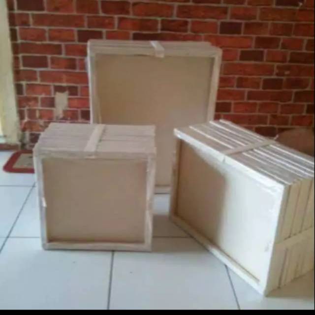 

Kanvas lukis ukuran 30x50 SIAP LUKIS