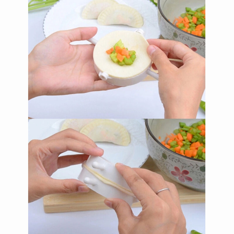 Cetakan Pastel Pangsit Set StarHome - Cetakan Kulit Pangsit - Dumpling Mold 3 in 1