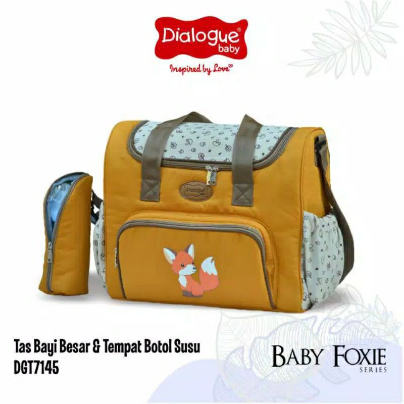 Dialogue Large Diaper Travel Bag Set Baby Foxie Serries DGT 7145