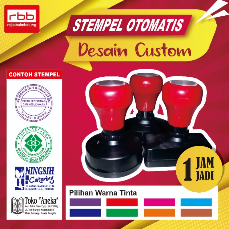 

CETAK STEMPEL CUSTOM OTOMATIS PERUSAHAAN, LOGO, NAMA TANDA TANGAN, TOKO, INSTANSI, DLL