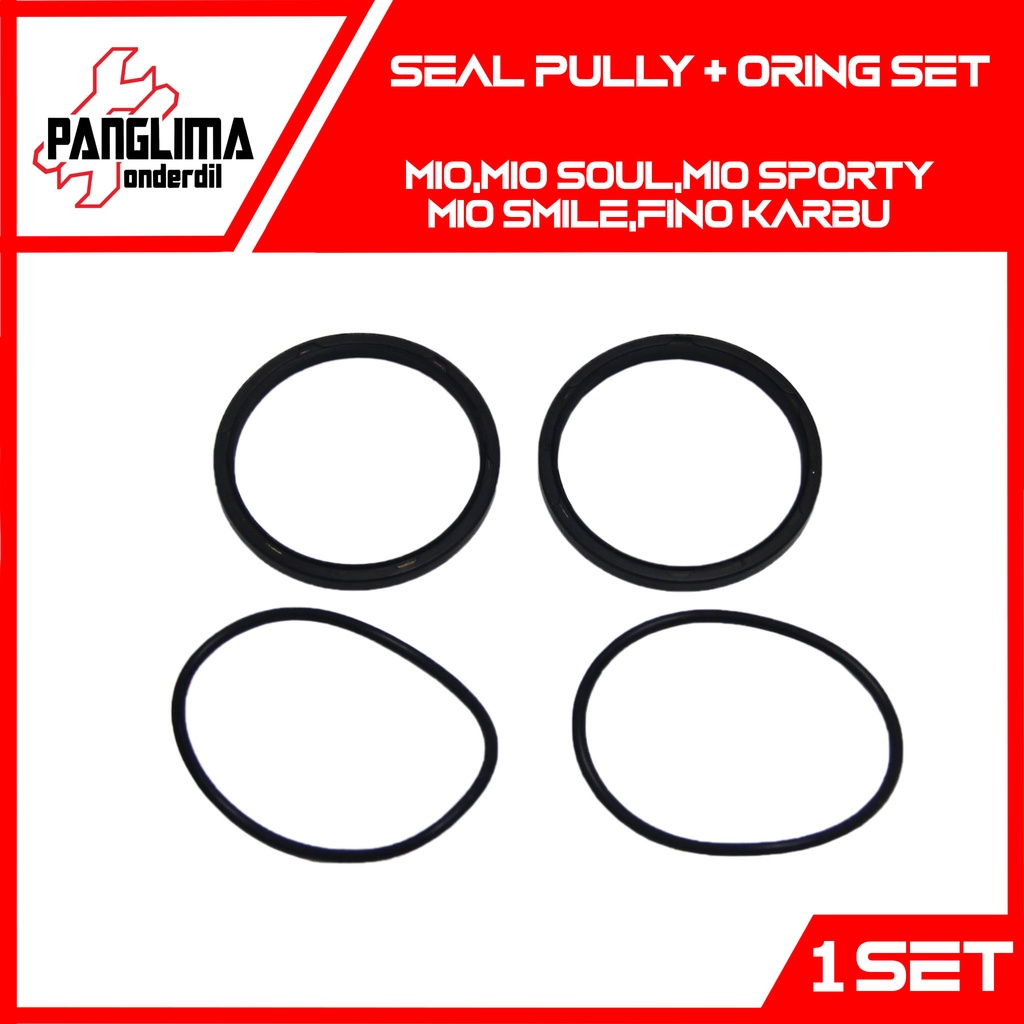 Seal Pulley Yamaha Mio Lama 2004-New 2011-Soul-Sporty-Smile 5TL &amp; Fino Old Karbu Sil-Karet Pully-Puly-Puli-Puley Oring-O Ring Set