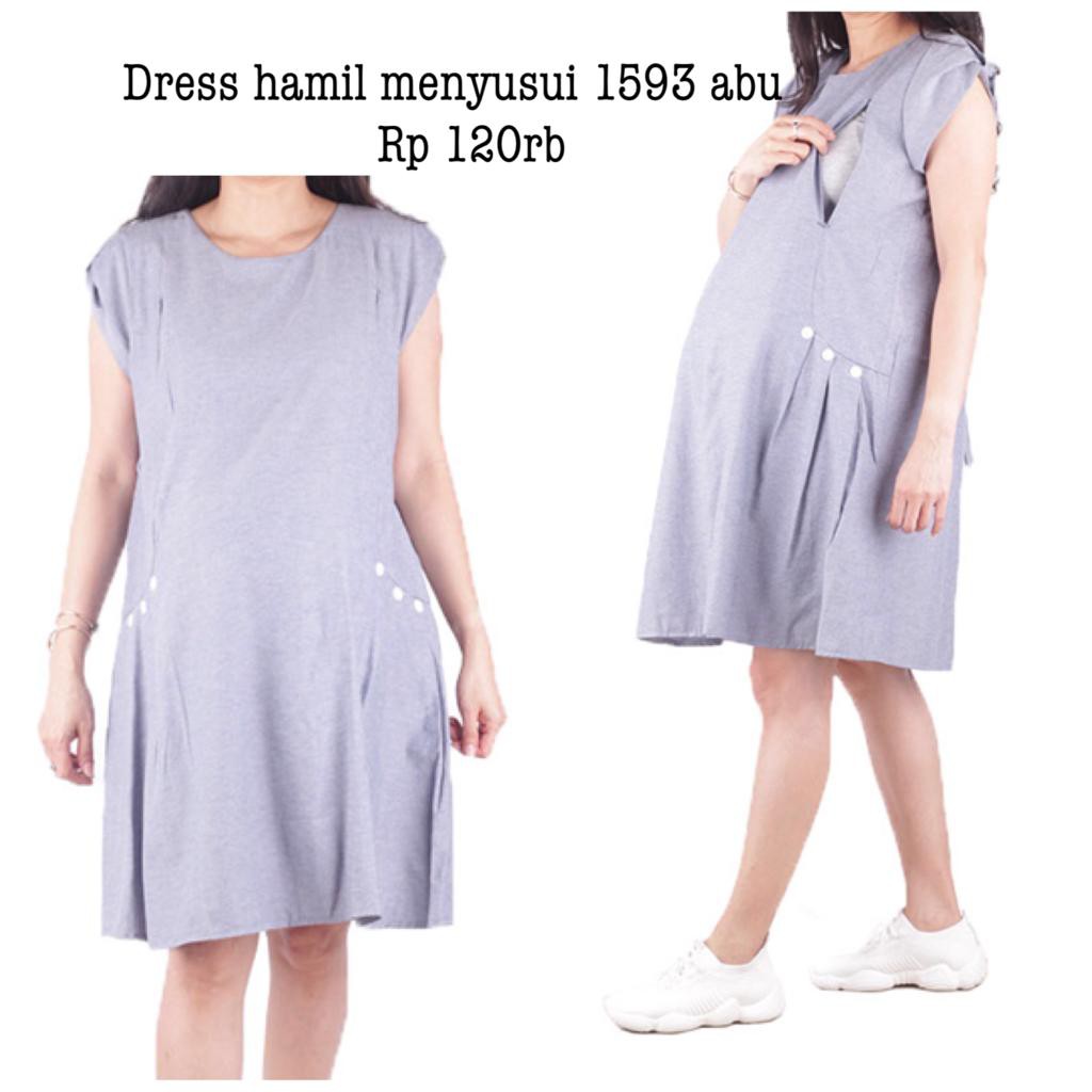 Dress Hamil Menyusui 1593 mocca