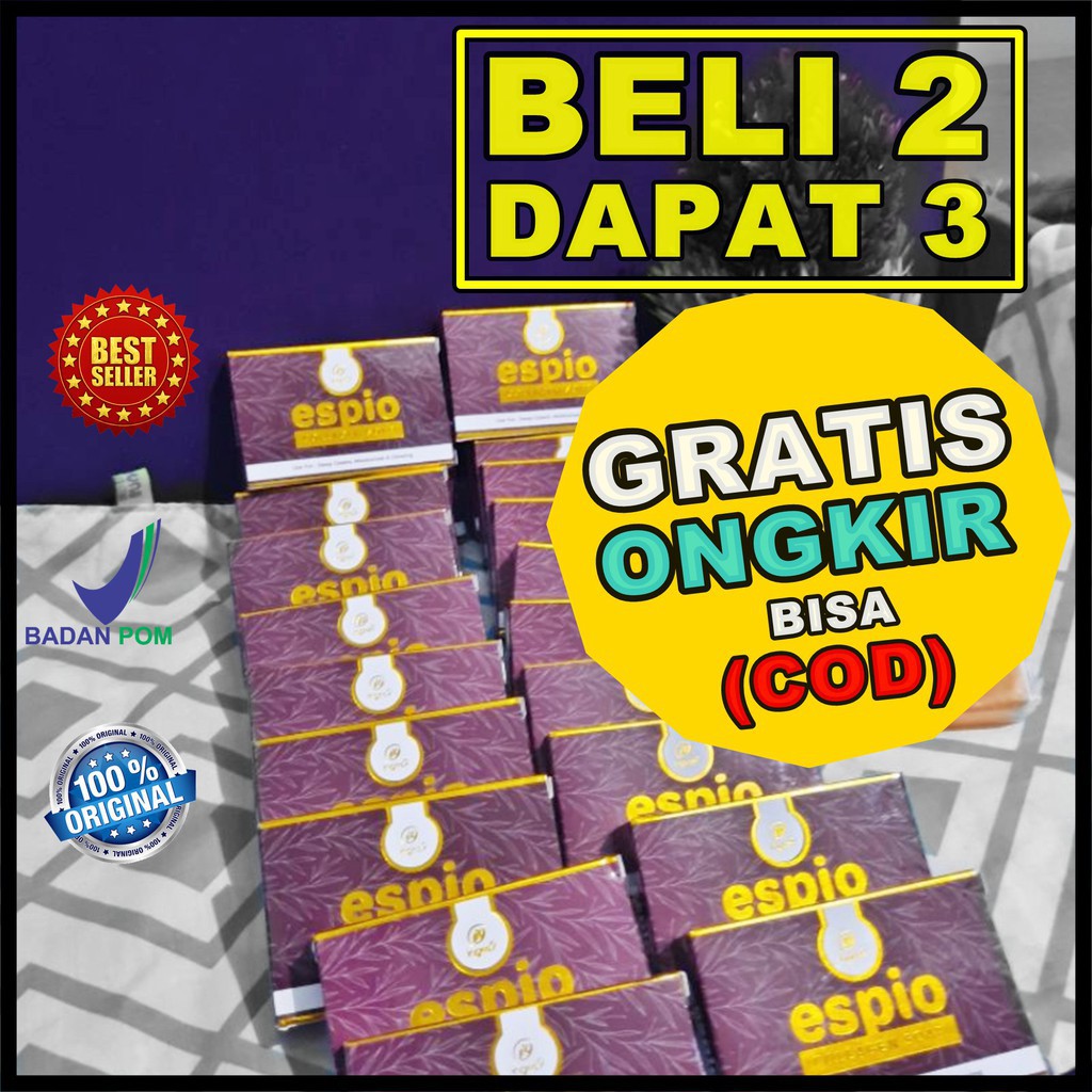 BELI 2 GRATIS 1 Sabun Espio Collagen Memutihkan Wajah & Seluruh Badan Original 100% BPOM