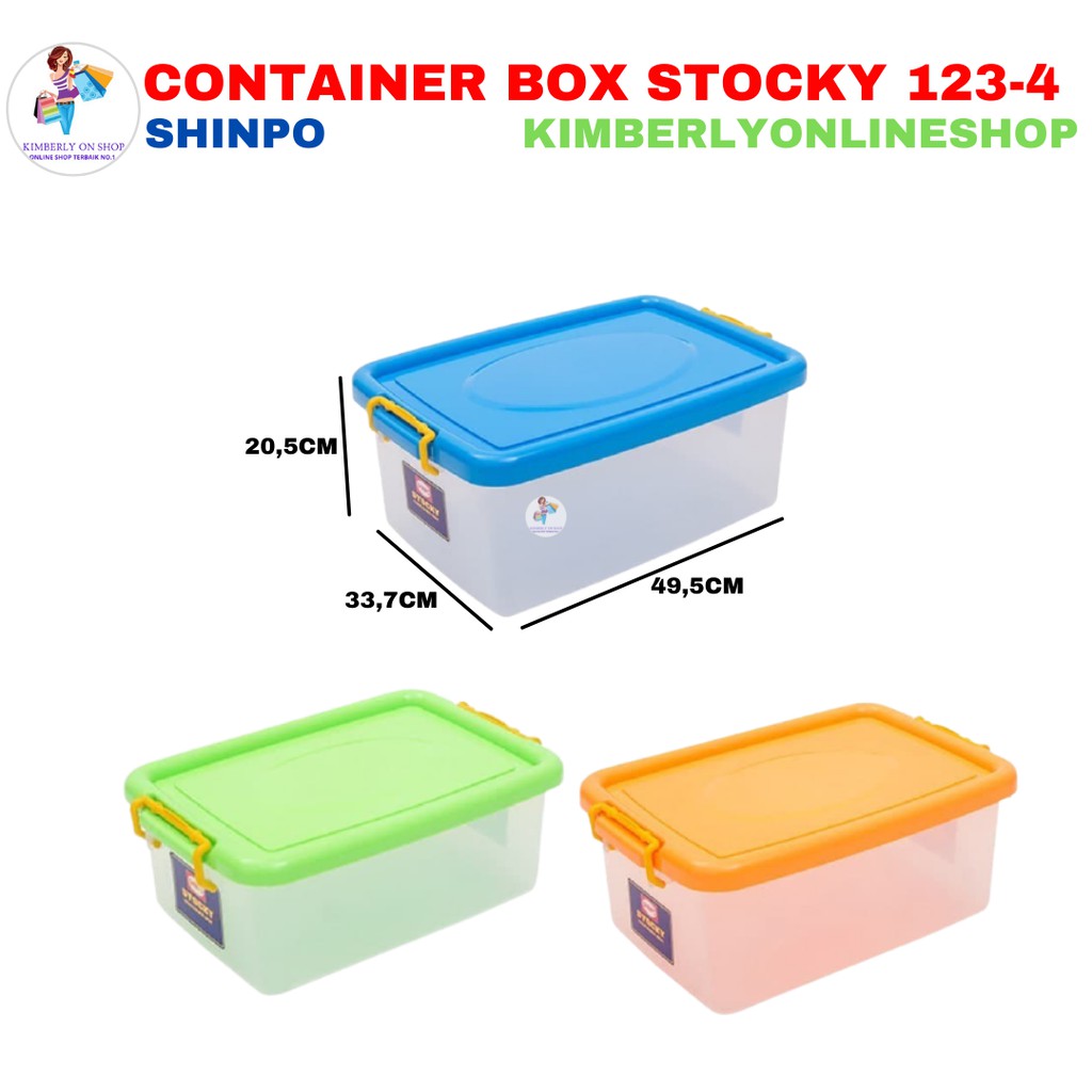 Container Box / kotak penymipanan serbaguna Stocky CB SIP 123-4