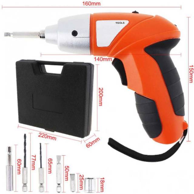 BOR CHARGER LISTRIK - OBENG TANPA KABEL