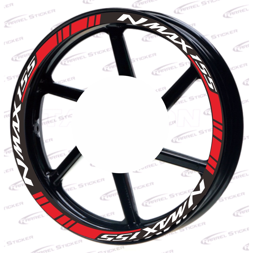 Stiker Velg Motor Yamaha NMAX Cutting Sticker Termurah