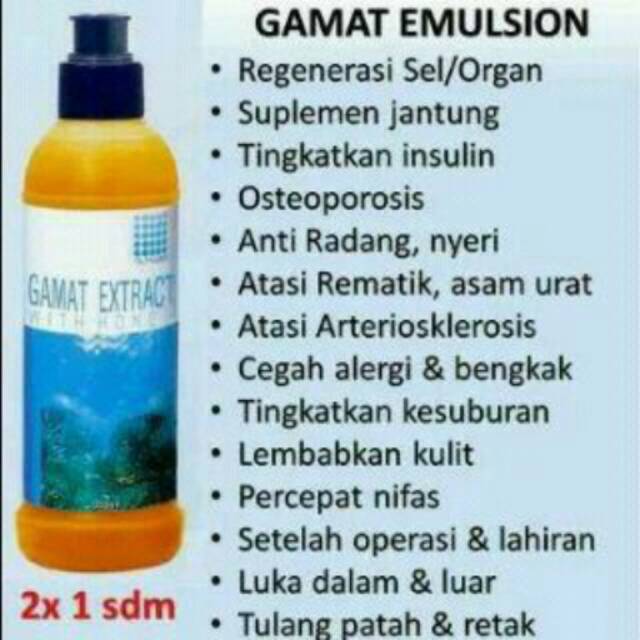 Gamat Emulsion K Link 350 Ml Original Barang Baru Indonesia