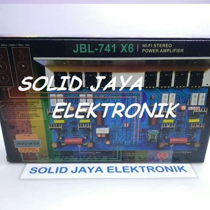 KIT POWER AMPLIFIER JBL-741 X6 POWER HI FI HI-FI AMPLIFIER STEREO 600W 600 WATT W JBL741 X6 JBL741 X6 2X300W TR TOSHIBA ASLI TRANSISTOR FINAL 2 X 300 W 300W  JBL 741 X6 PLATINUM LEGEND MASTER ASLI ORIGINAL