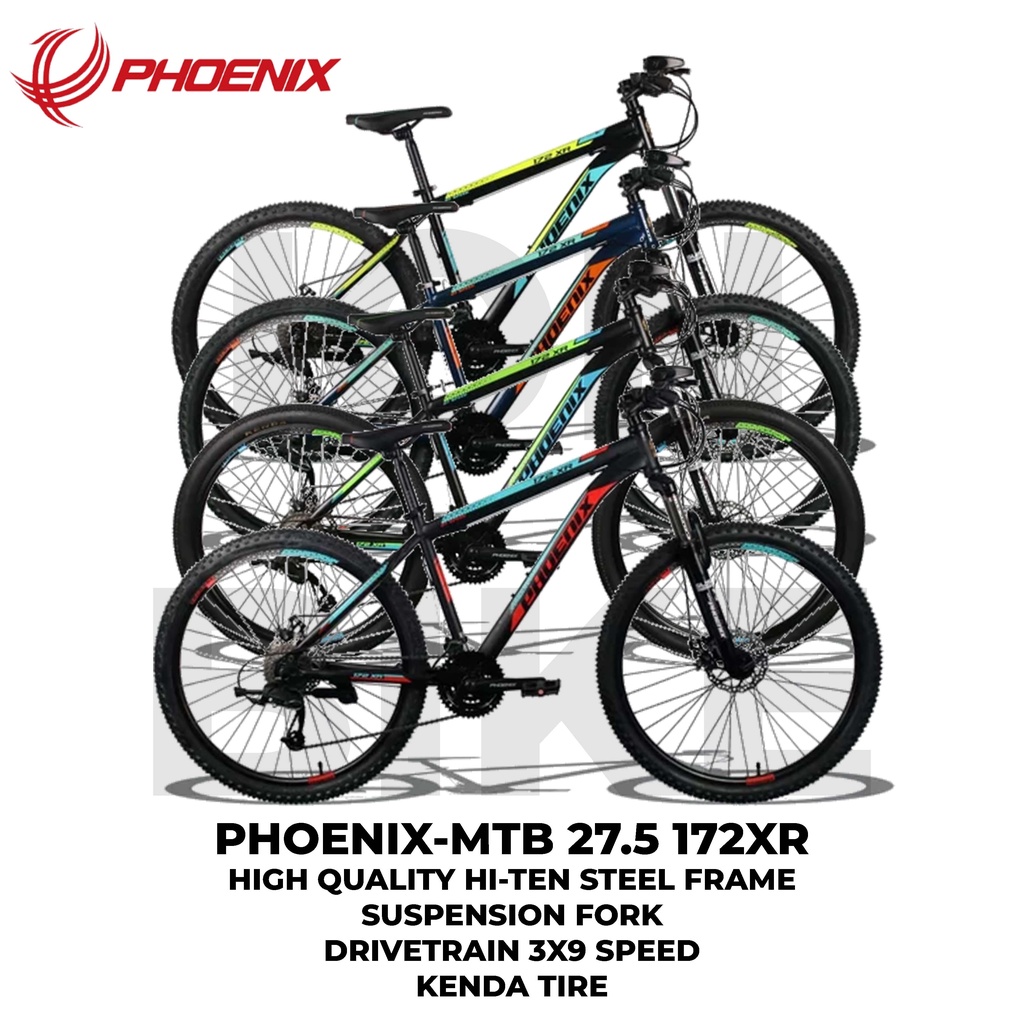 Sepeda MTB 27.5 Phoenix 172XR 9 Speed Murah Terbaru Kuat Sepeda Gunung - Sepeda Dewasa 172 XR 172-XR