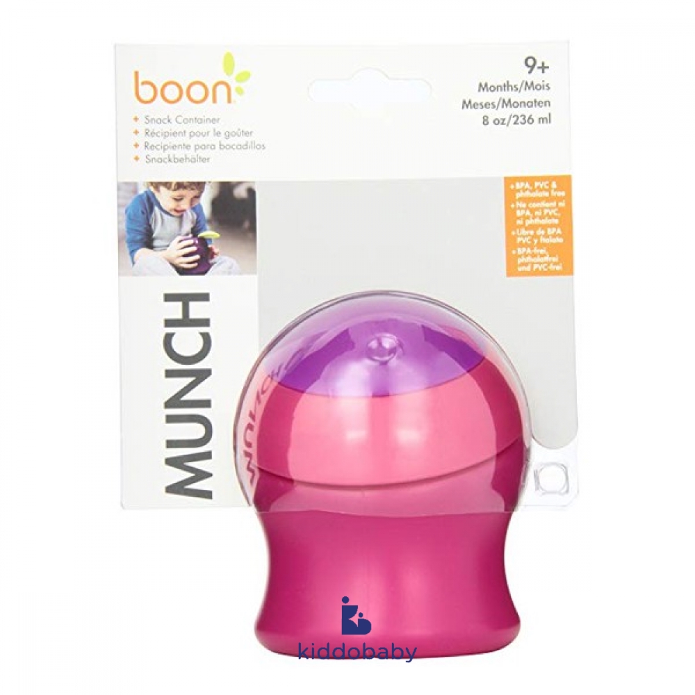 Boon Munch Snack Container 8oz Purple