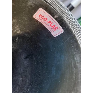 Fiber Pagar / Penutup Pagar TEBAL (0,9mm) motif garis ECOPLAS (1m)