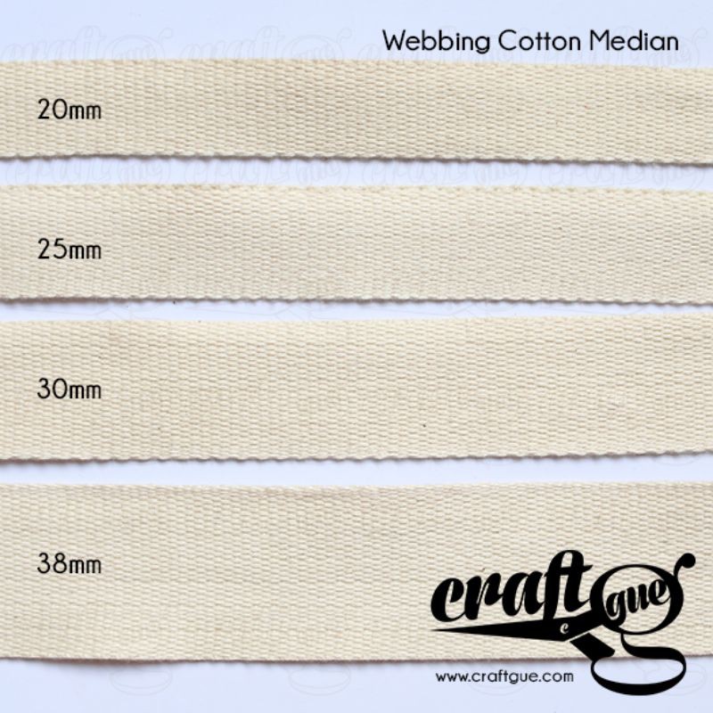 Webbing Cotton/Tali Tas Median (Meter-an)