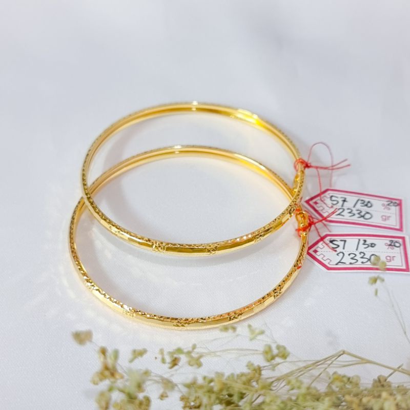 Gelang krincing emas asli 300%