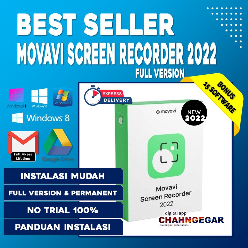 Software Recorder Movavi Screen Recorder 2022 Full Versi lisensi lifetime Software Camtasia Recorder Full Versi Original