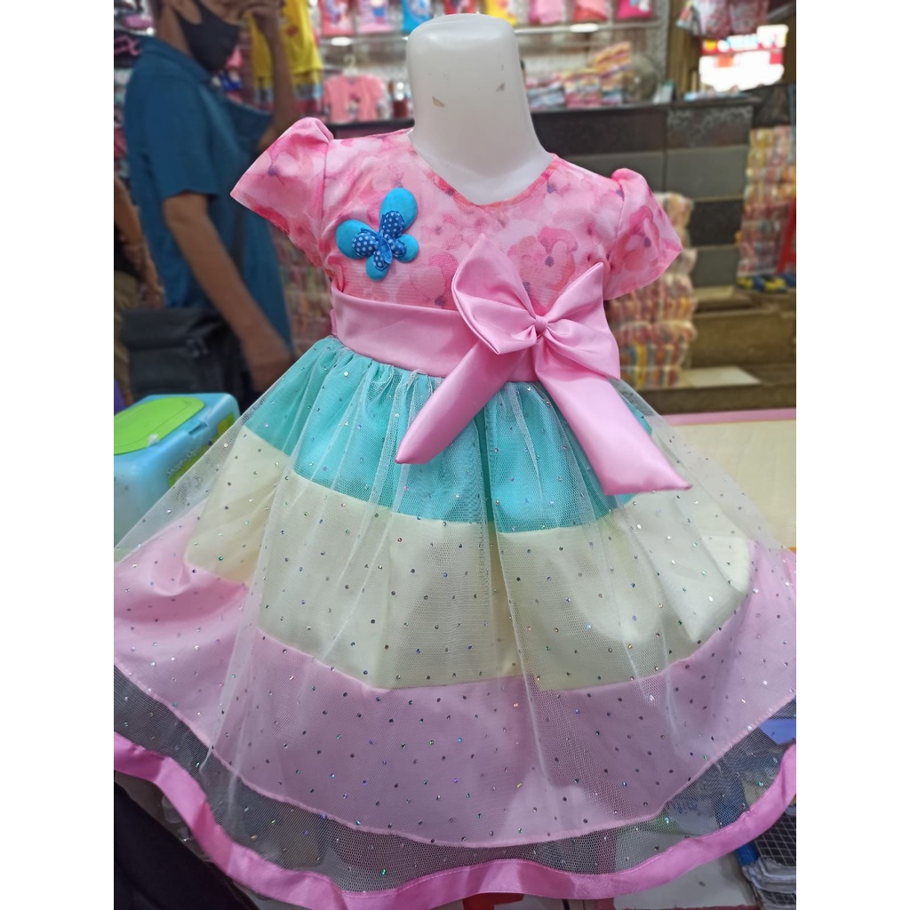 DRESS PELANGI SUSUN