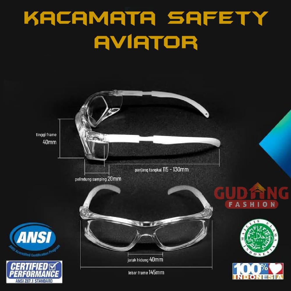 Kacamata APD Safety Glasses Protector - MGLS 25