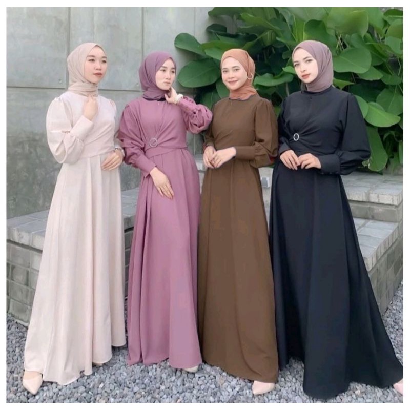 SALE Gamis Premium Gamis Oring O'ring O ring Rempel Busui Friendly Gamis Wanita Pesta Dress Muslim P