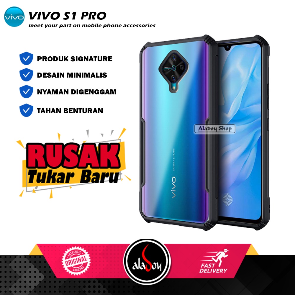 Case VIVO S1 PRO Armor Fusion Shockproof Transparent Premium Casing